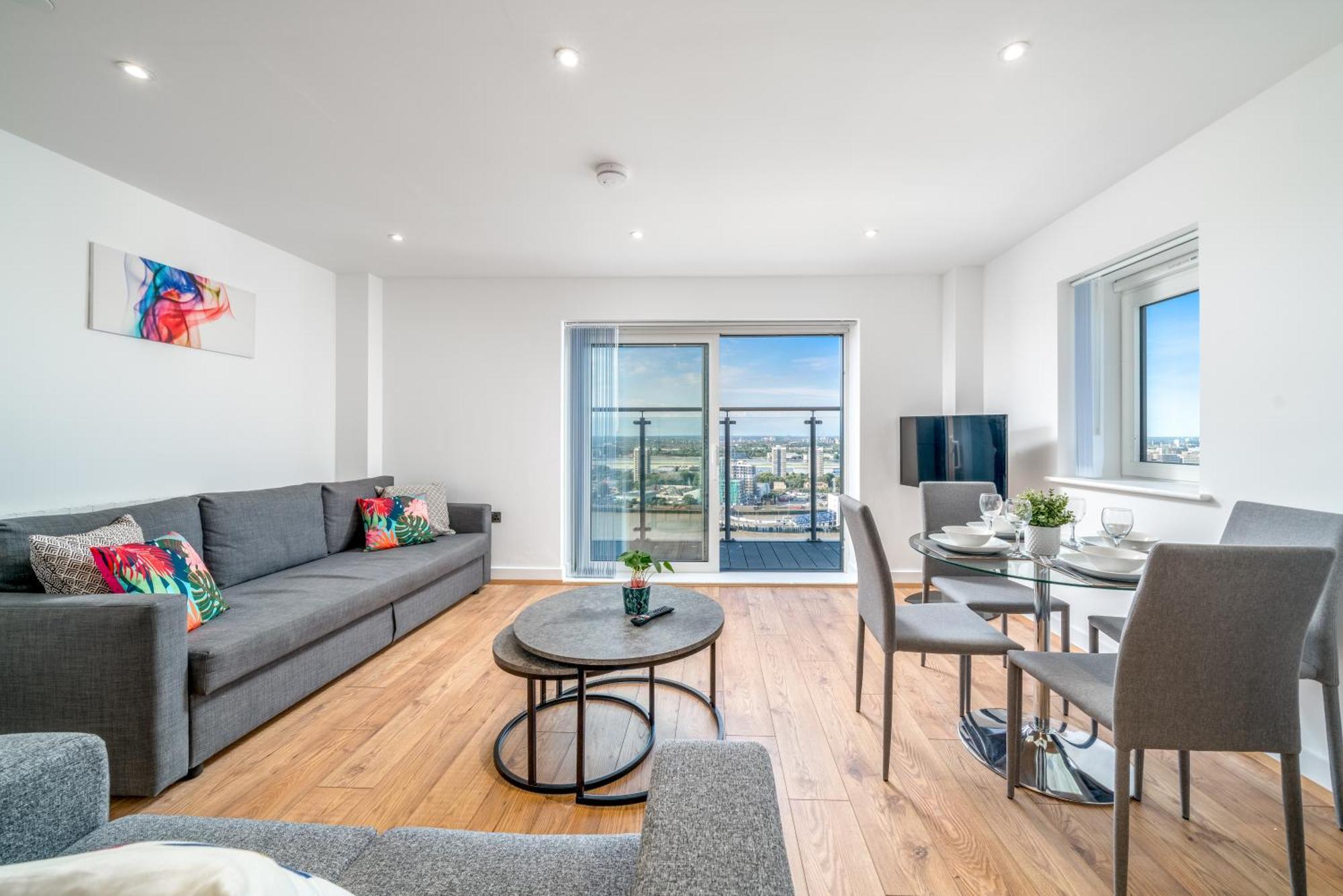Skyvillion - London River Thames Top Floor Apartments By Woolwich Ferry, Mins To London Excel, O2 Arena , London City Airport With Parking المظهر الخارجي الصورة