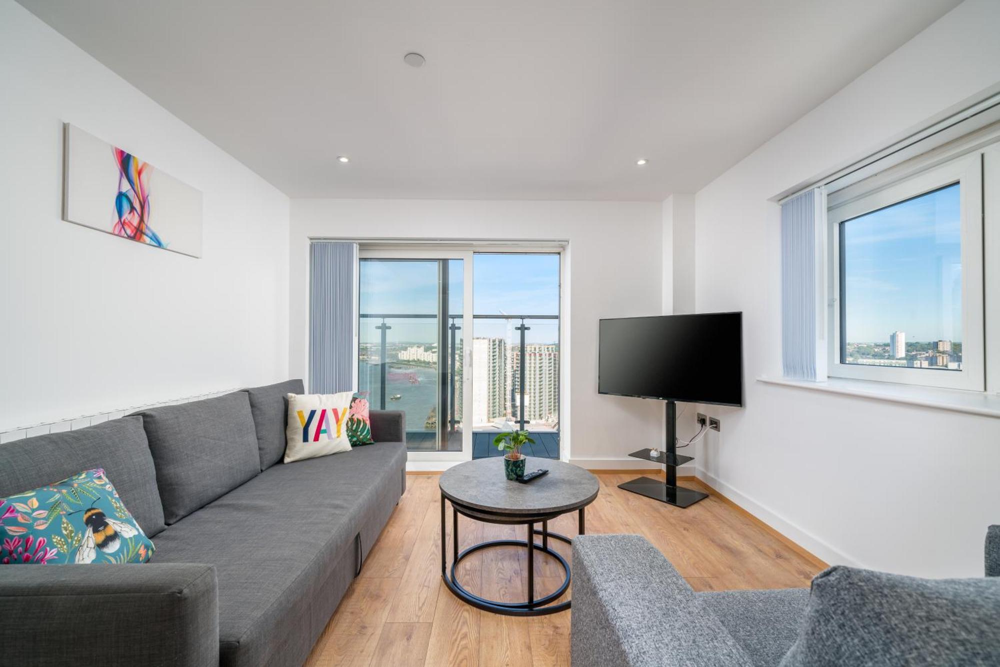 Skyvillion - London River Thames Top Floor Apartments By Woolwich Ferry, Mins To London Excel, O2 Arena , London City Airport With Parking المظهر الخارجي الصورة